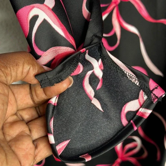 Sfera Collection Black and Pink Dress - Picture 7 of 9